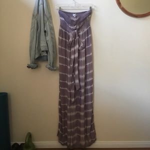 Bali queen lavender tie dye maxi dress